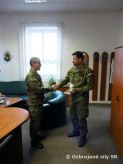 Nvteva generlneho duchovnho OS a OZ SR na Samohybnom delostreleckom oddieli v Michalovciach
