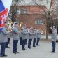 Prslunci prvej brigdy na oslavch oslobodenia miest Topoany a Partiznske