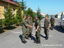 Návšteva náčelníka delostrelectva Armády Českej republiky